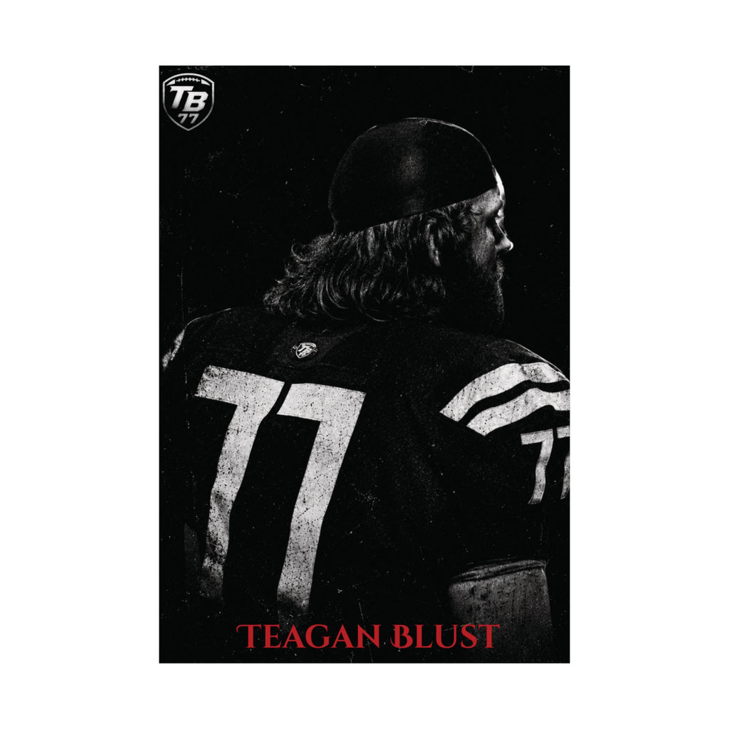 Teagan Blust B&W Poster