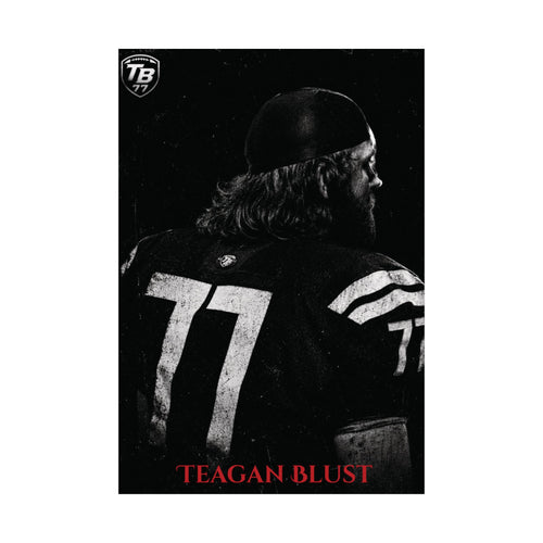 Teagan Blust B&W Poster