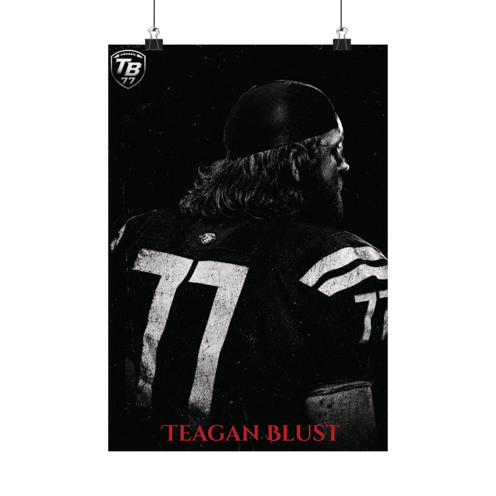 Teagan Blust B&W Poster